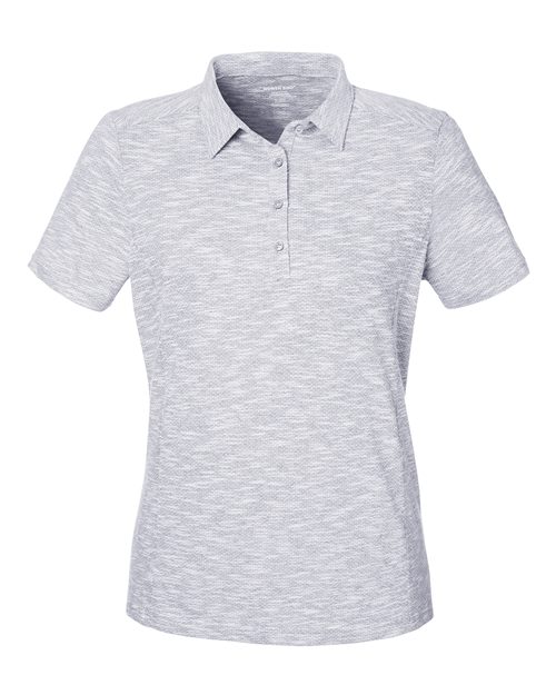 Ladies Eclipse Jacquard Textured Polo Shirt