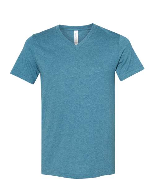 Heathered Soft Jersey V-Neck T-shirt