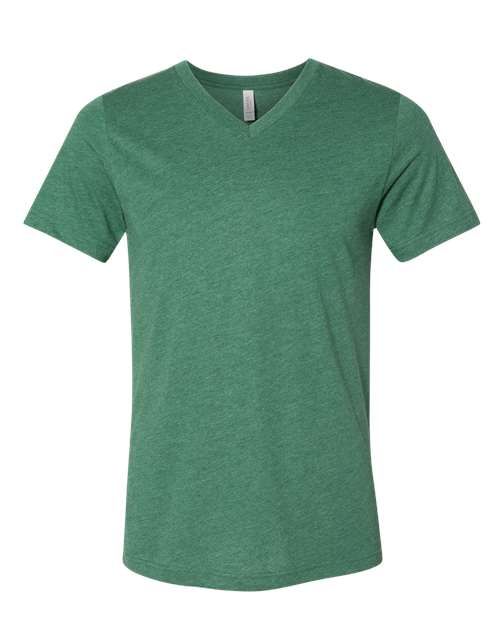 Heathered Soft Jersey V-Neck T-shirt