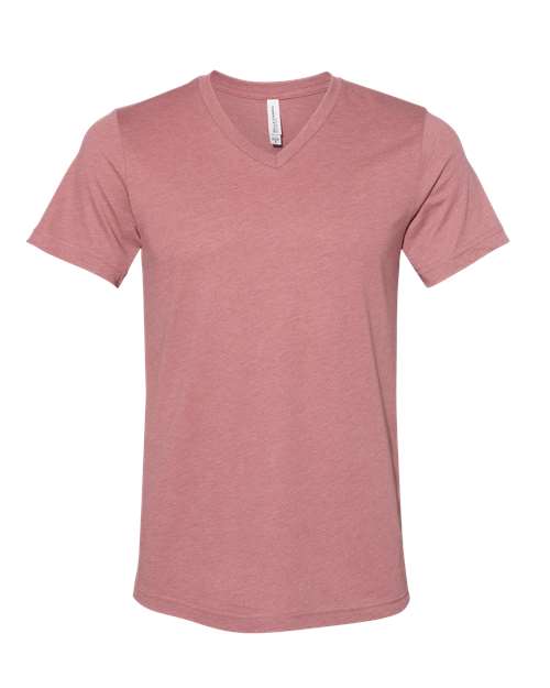 Heathered Soft Jersey V-Neck T-shirt