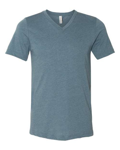 Heathered Soft Jersey V-Neck T-shirt