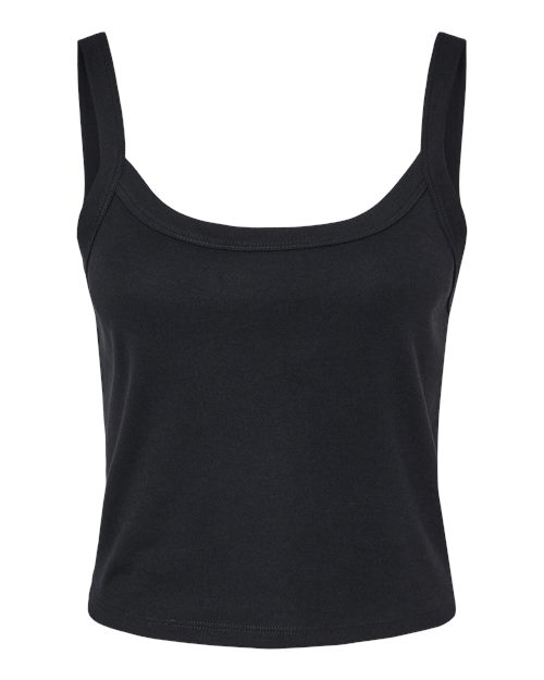 Ladies Micro Rib Spaghetti Strap Tank
