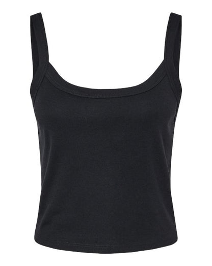 Ladies Micro Rib Spaghetti Strap Tank