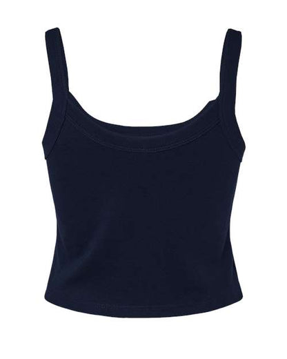 Ladies Micro Rib Spaghetti Strap Tank