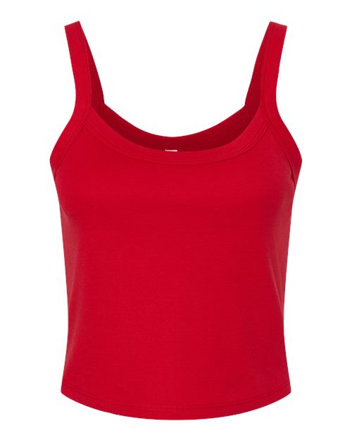 Ladies Micro Rib Spaghetti Strap Tank
