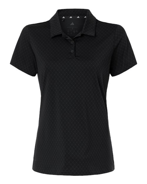 Ladies Adidas 4-Way Stretch Printed Polo