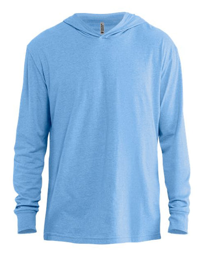 Soft CVC Hooded Long Sleeve T-shirt