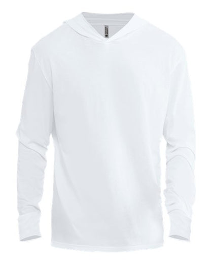 Soft CVC Hooded Long Sleeve T-shirt