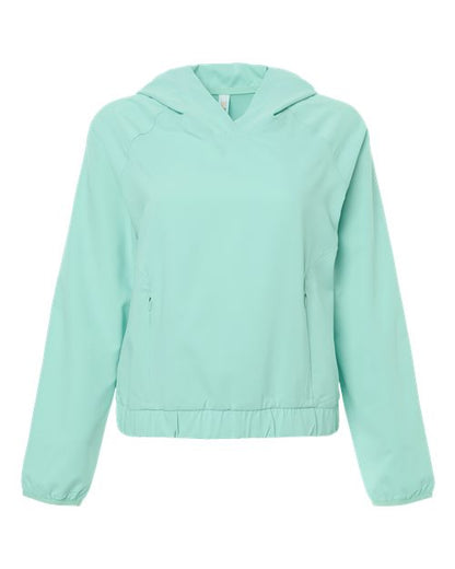 Ladies Shoreline UltraUVP Long Sleeve Hooded Pullover
