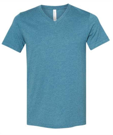 Heathered Soft Jersey V-Neck T-shirt