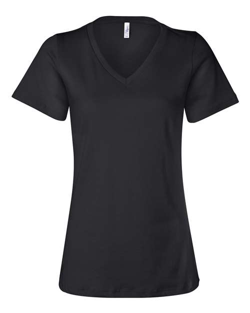 Ladies Soft Jersey Relaxed V-Neck T-shirt