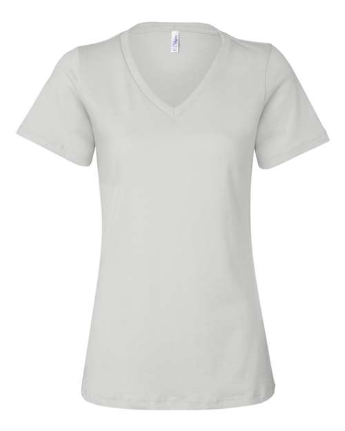 Ladies Soft Jersey Relaxed V-Neck T-shirt