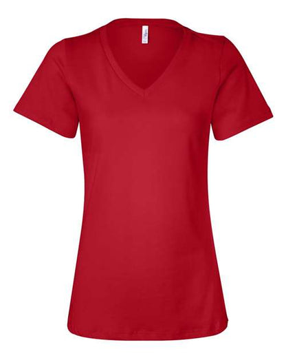 Ladies Soft Jersey Relaxed V-Neck T-shirt