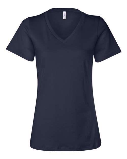 Ladies Soft Jersey Relaxed V-Neck T-shirt