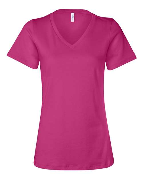 Ladies Soft Jersey Relaxed V-Neck T-shirt