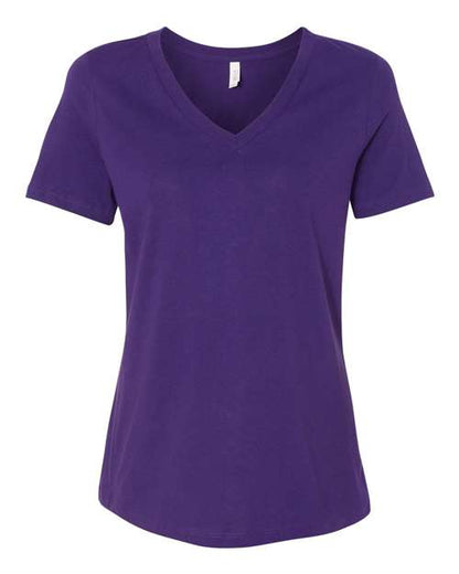 Ladies Soft Jersey Relaxed V-Neck T-shirt