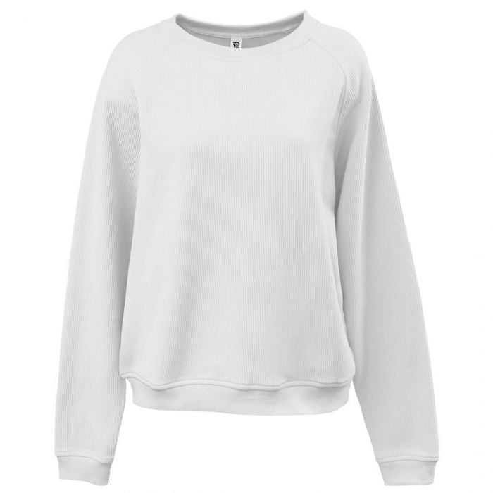 Ladies Modern Cord Crew