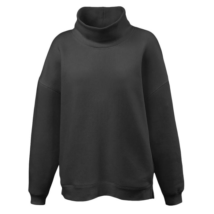 Ladies Oversized Mockneck Sweatshirt