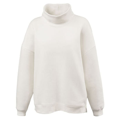 Ladies Oversized Mockneck Sweatshirt