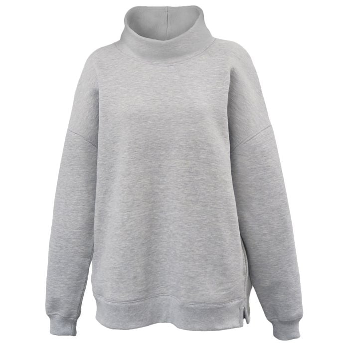 Ladies Oversized Mockneck Sweatshirt