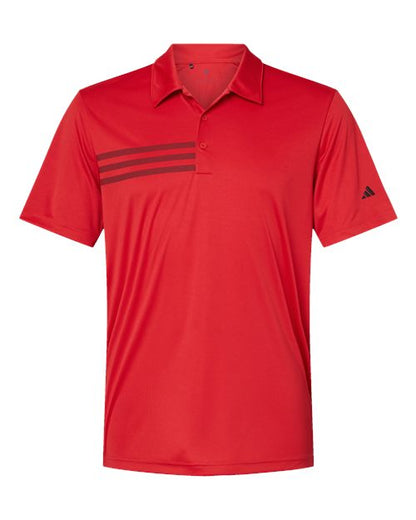 Adidas Performance 3-Stripe Chest Polo