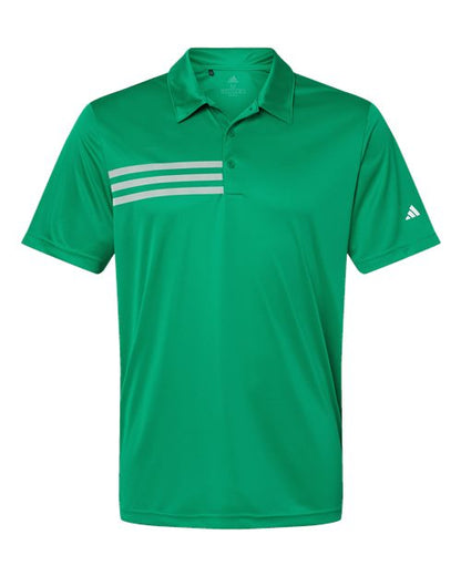 Adidas Performance 3-Stripe Chest Polo