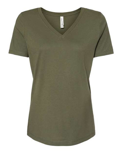 Ladies Soft Jersey Relaxed V-Neck T-shirt