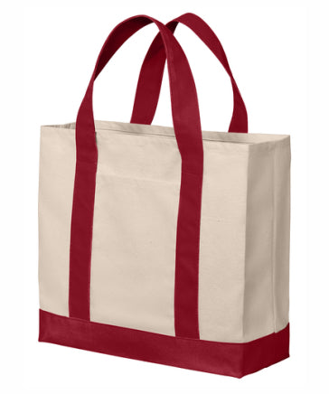2-Tone Cotton Canvas Tote