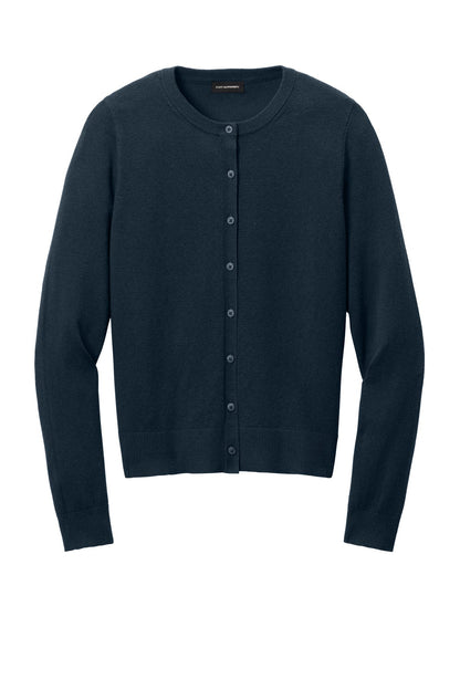 Ladies Easy Care Crewneck Cardigan Sweater